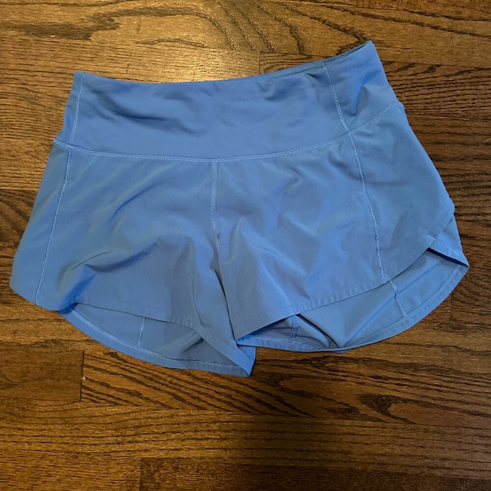 Size 4 Speed Up Blue Nile  lululemon athletica athletic Shorts 4 inch length